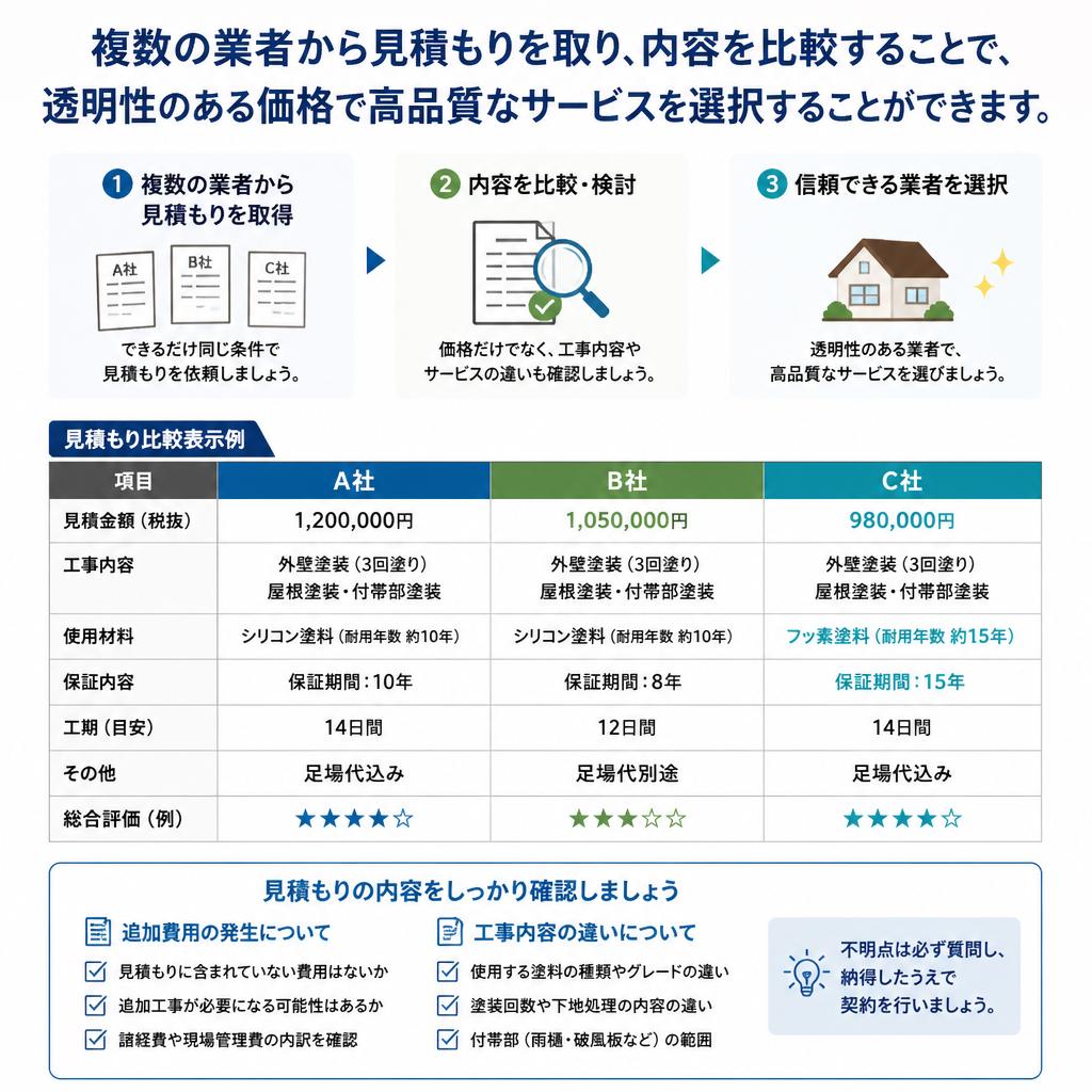 見積もり比較をするメリット